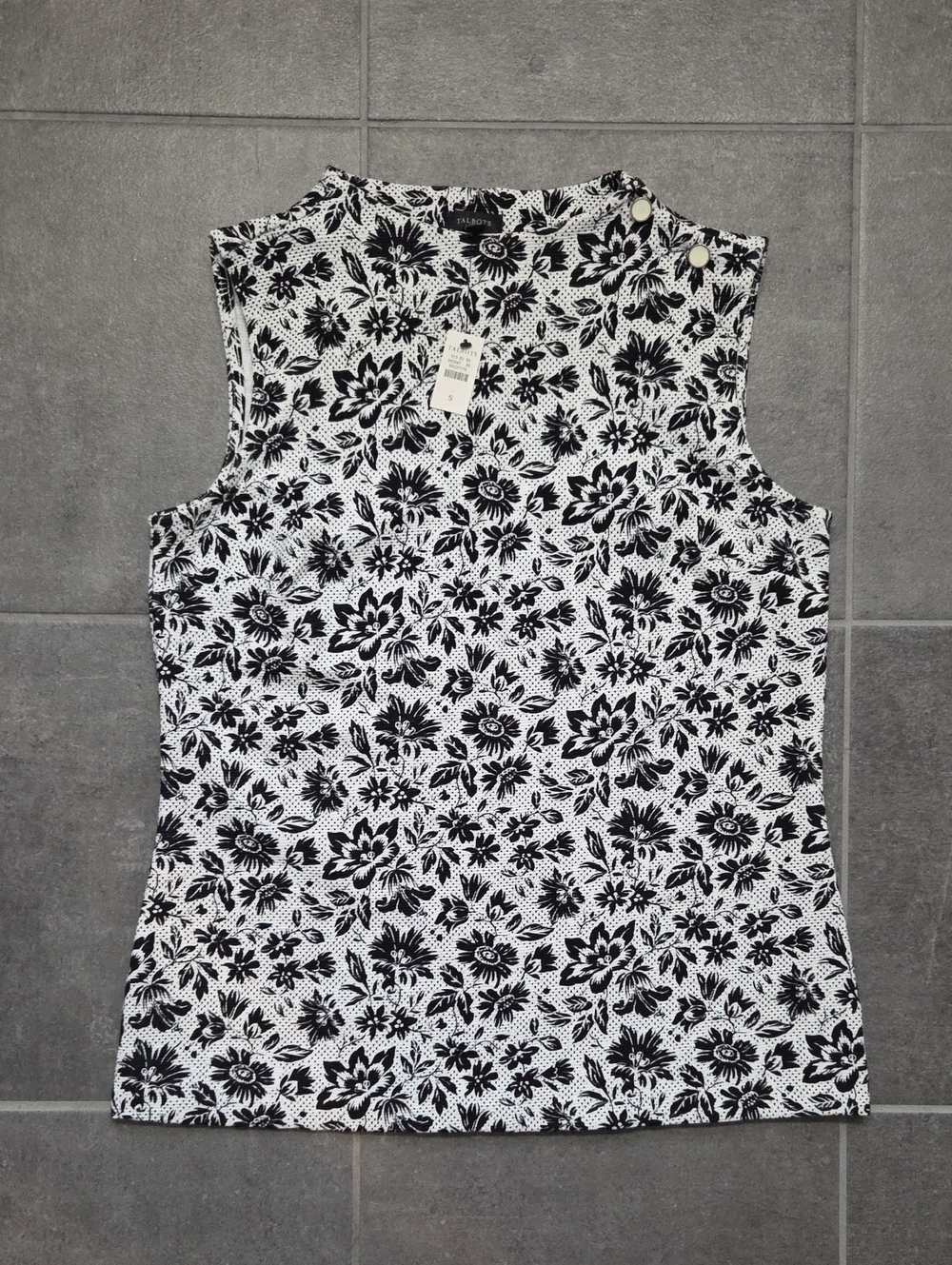Talbots Floral Sleeveless Top